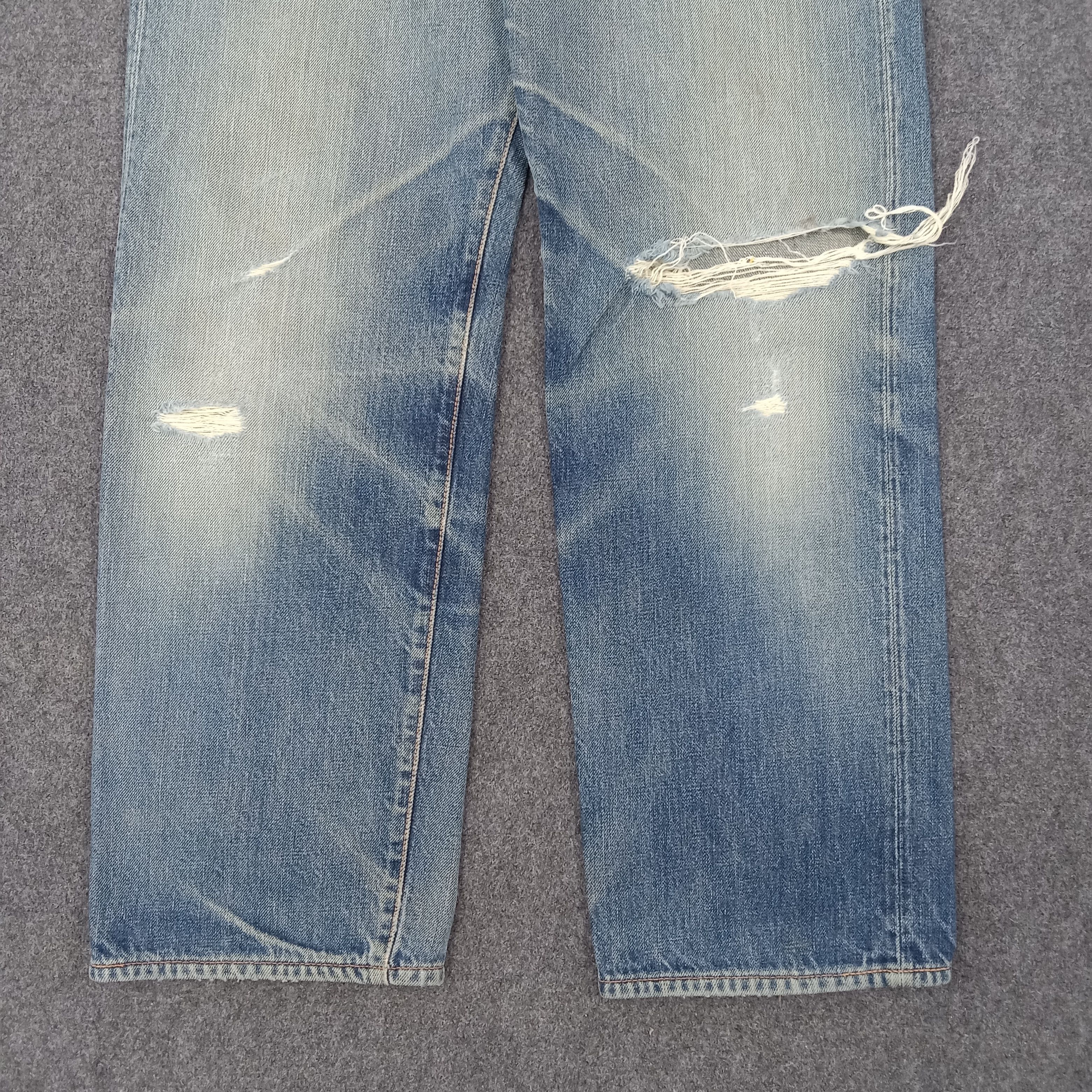 Japanese Brand × Vintage Japanese Brand Evisu Selvedge Daicock Custom Art Jeans Size US 27 - 10 Thumbnail