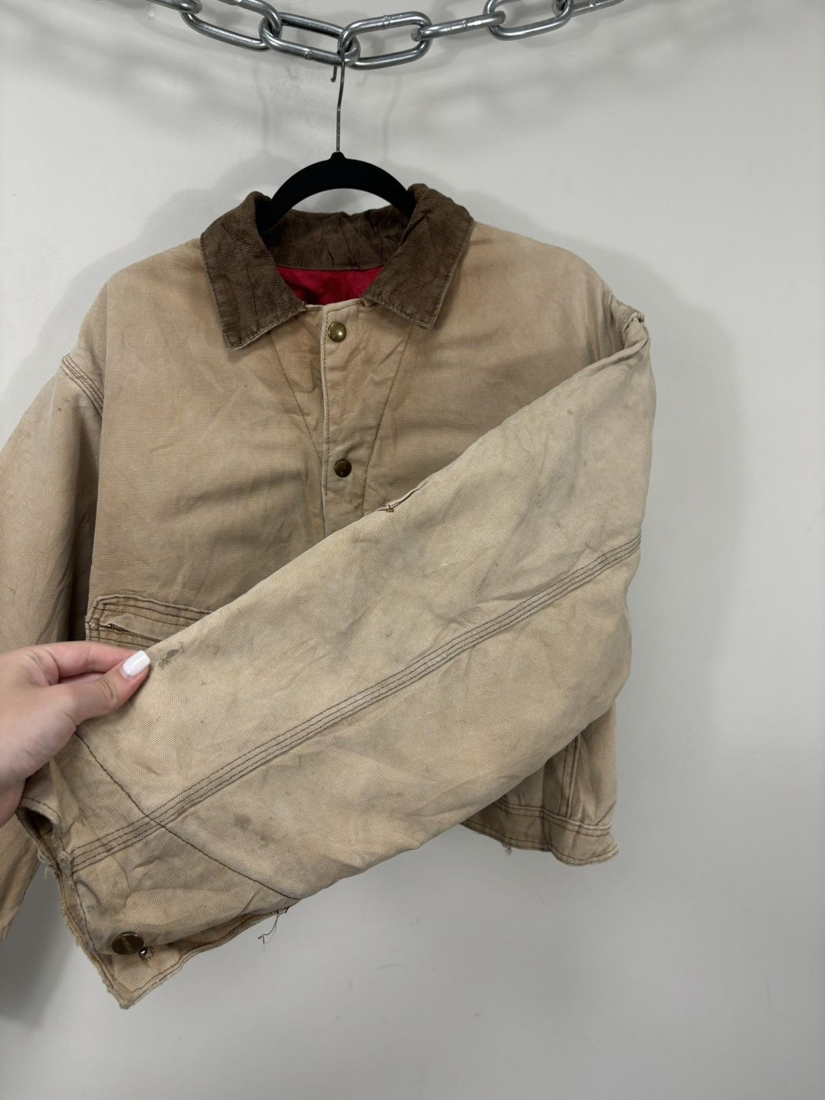 Carhartt Vintage 90s Carhartt Y2K Workwear Hype Boxy Cropped Jacket Size US L / EU 52-54 / 3 - 14 Thumbnail