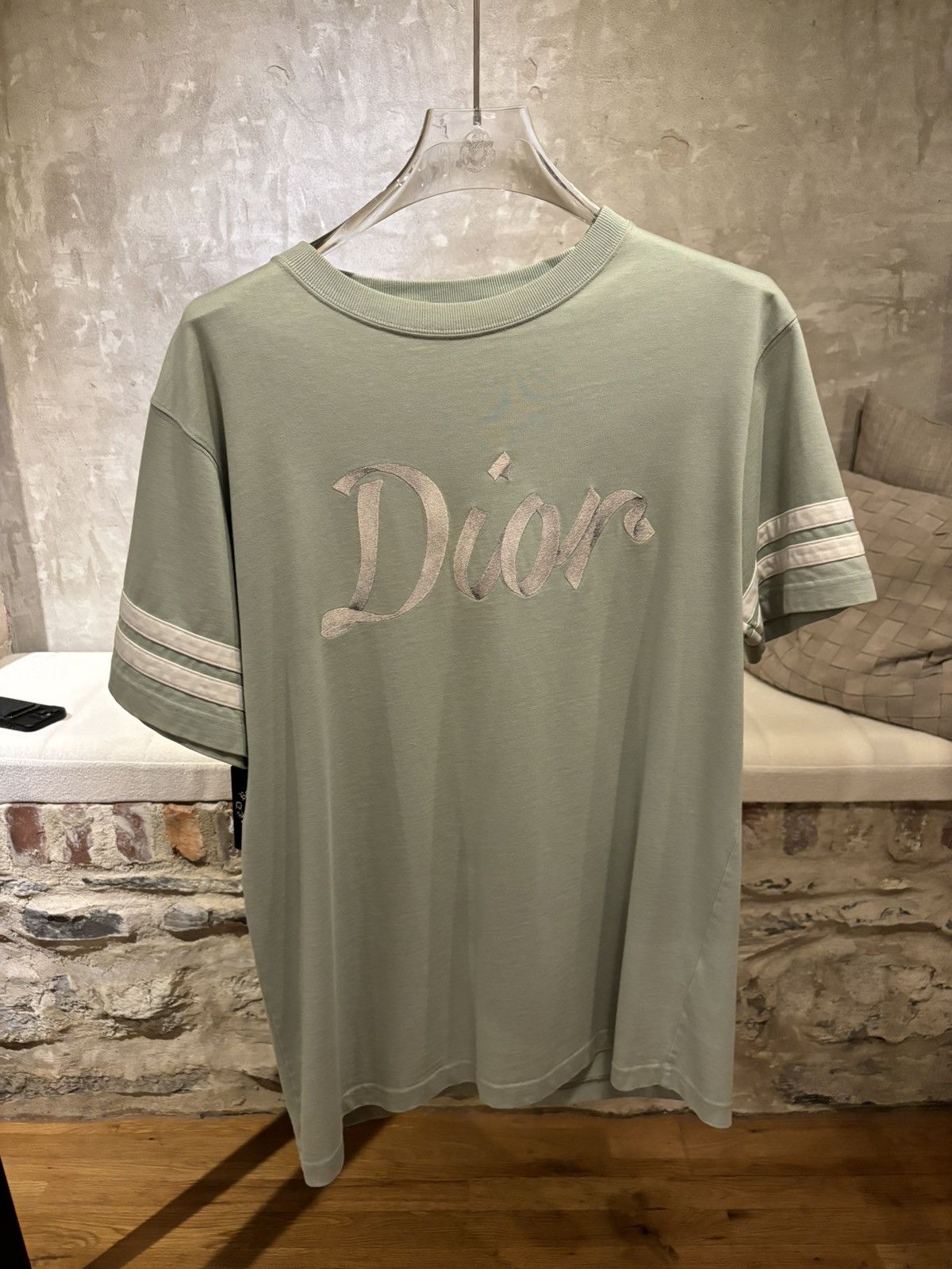 正規 20SS DIOR ディオール アレックスフォクストン 薔薇 Tシャツ