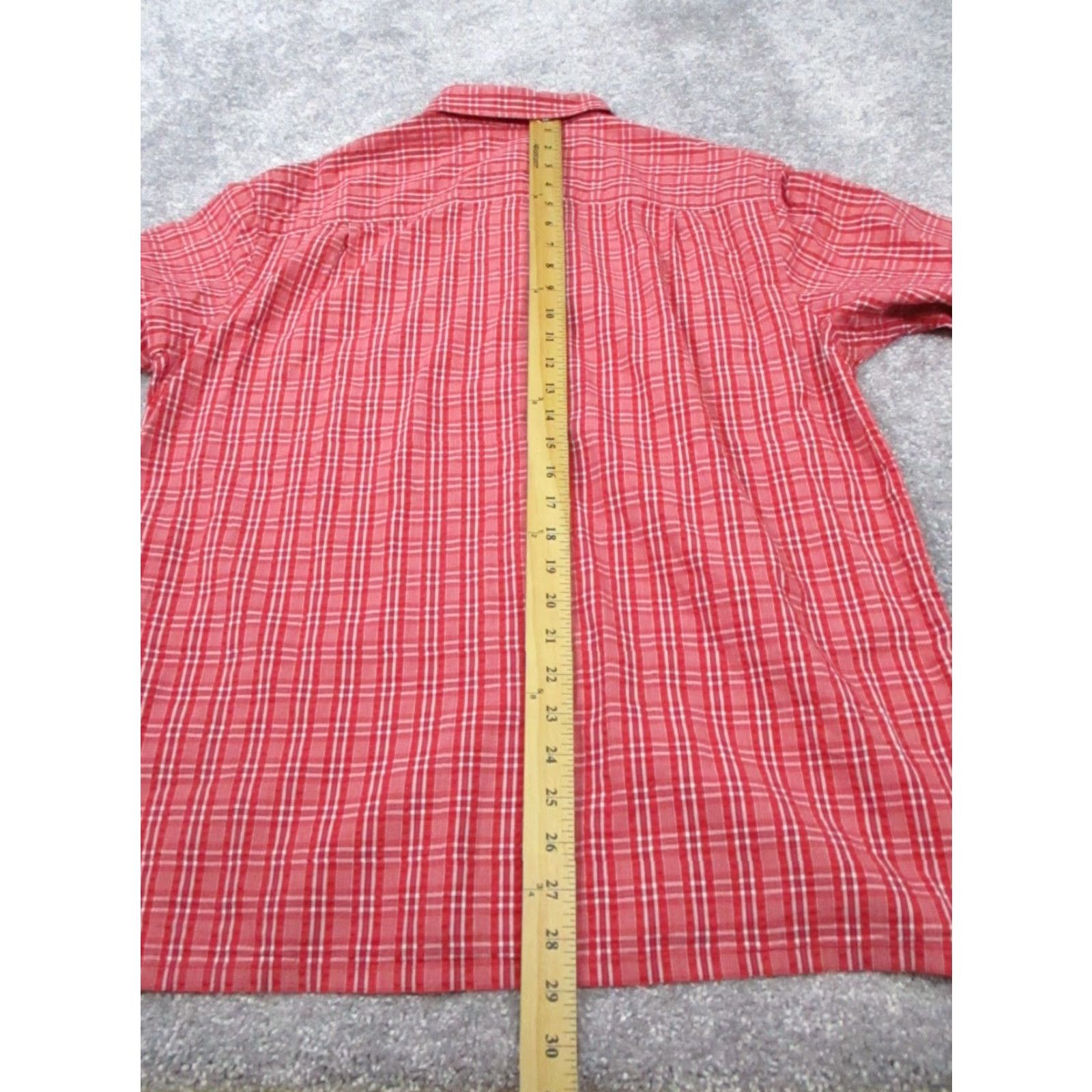 Vintage L.L.Bean Shirt Mens M Red Cotton Button-Up Plaid Casual Button-Down Collar Pocketed Size US M / EU 48-50 / 2 - 6 Thumbnail