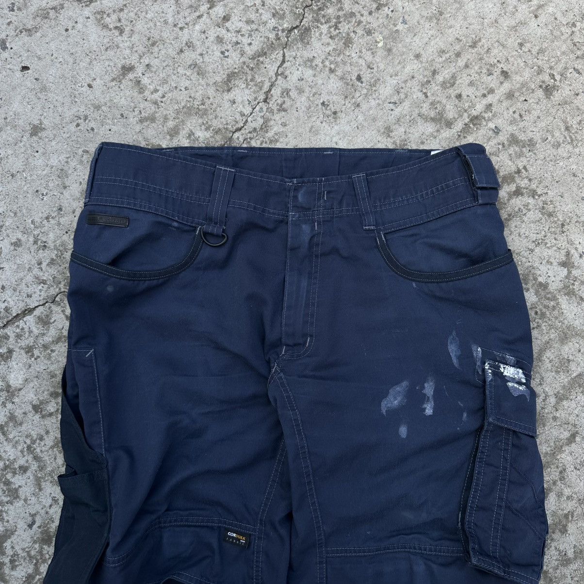 Moscot Vintage Japanese Style Mascot Workwear Pants Y2K Trashed 00s Size US 33 - 5 Thumbnail