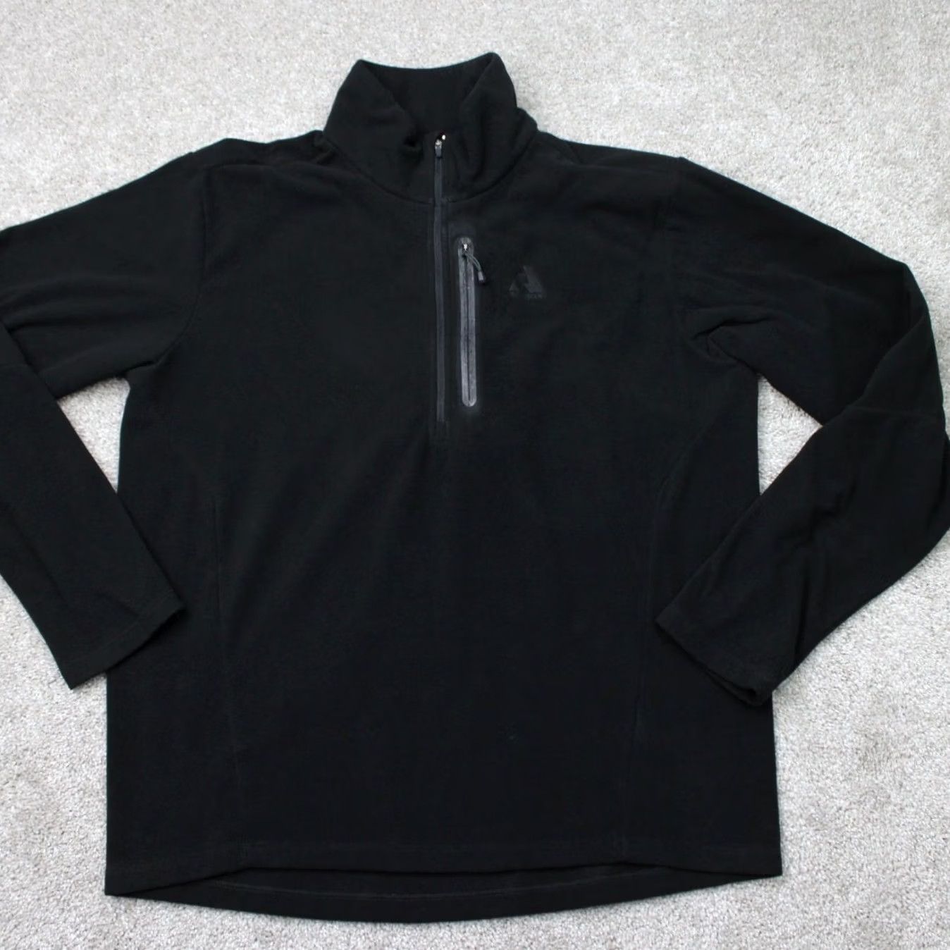 Eddie Bauer Eddie Bauer Sweatshirt Mens Large Black 1/4 Zip Fleece Pullover Sweatshirt Pullover 1/4 Zip Logo 90s Outdoor Mens Size US L / EU 52-54 / 3 - 2 Thumbnail