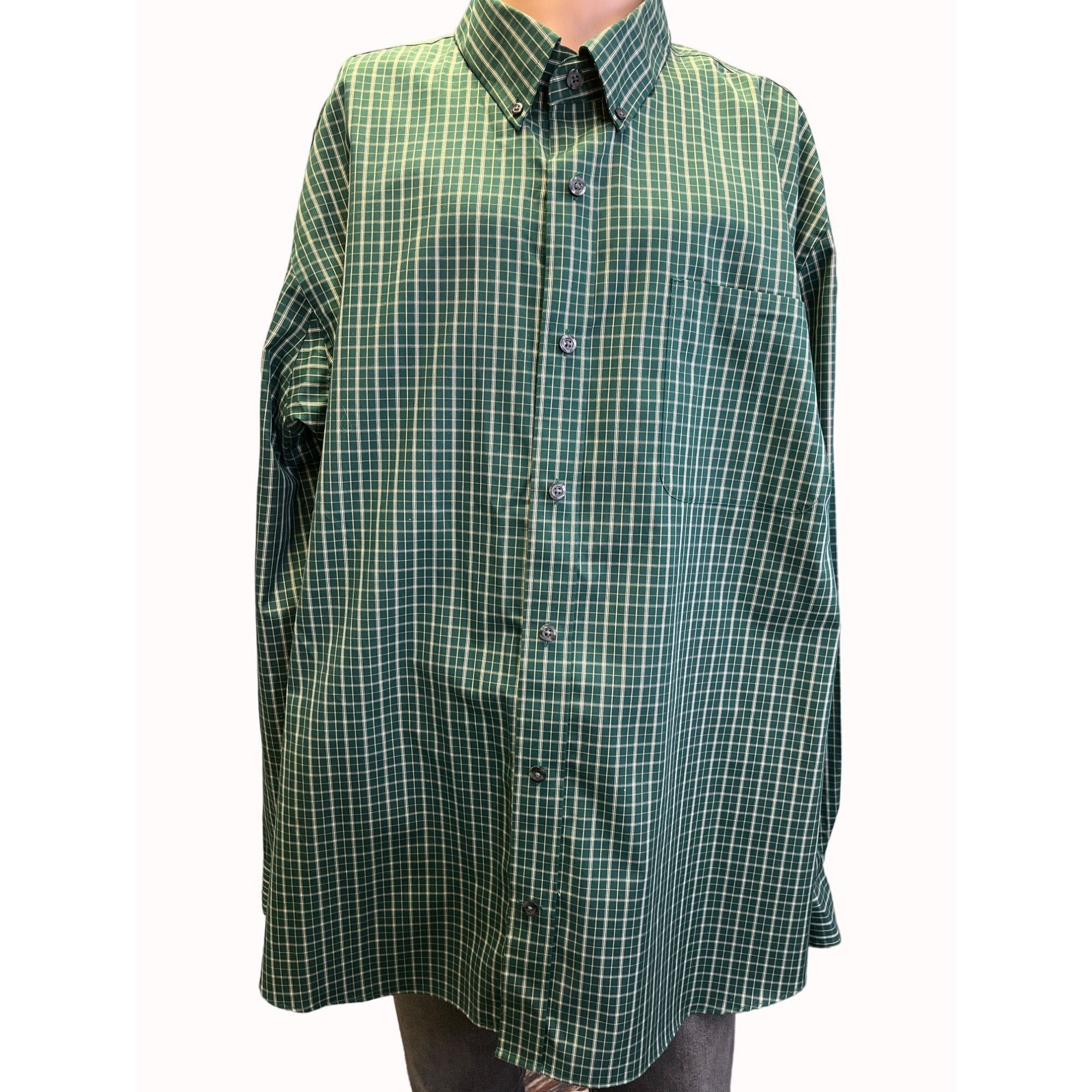 Duluth Trading Company Duluth Trading Co. Men's Green Magnetic Button Up Shirt Size Size US XXL / EU 58 / 5 - 1 Thumbnail