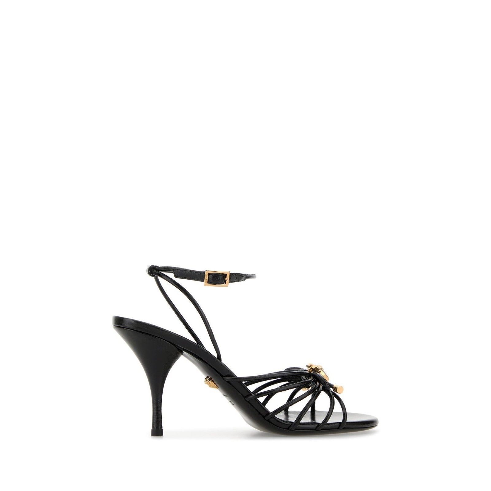 Versace VERSACE Black Leather 85mm Heel Pumps New & Authentic (Size: Size US 10 / IT 40 - 3 Thumbnail
