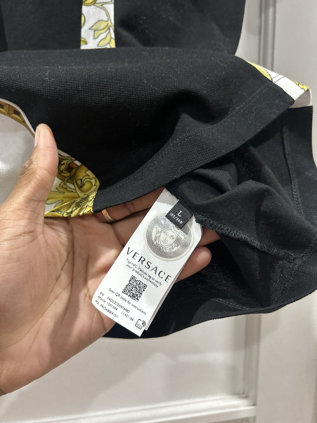 Versace Versace renaissance polo L Size US L / EU 52-54 / 3 - 3 Thumbnail