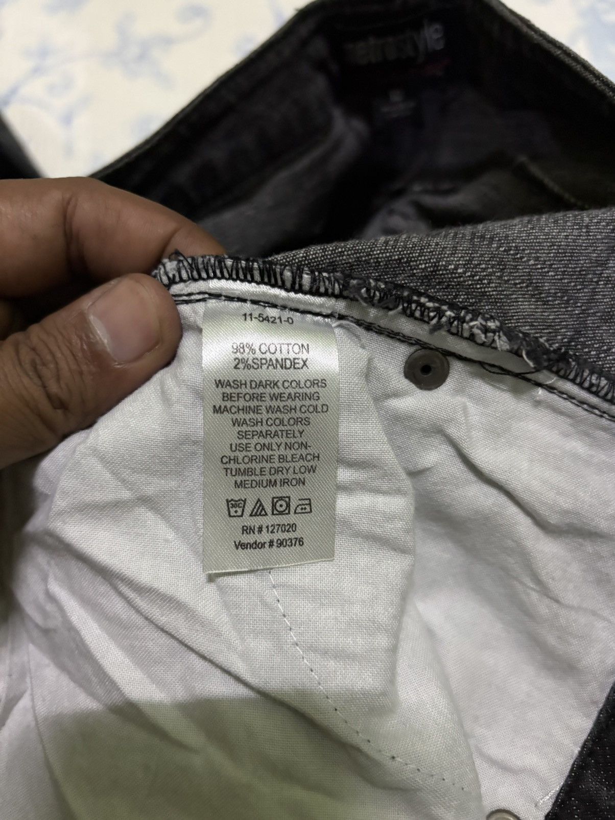 Metro Style Streetwear Flared Denim Jeans
