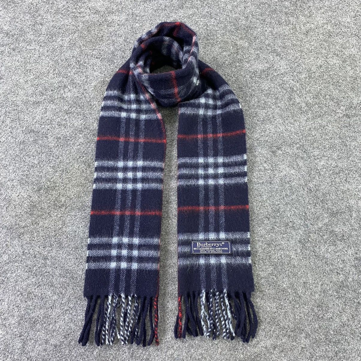 Burberry Burberry Lambswool Muffler / Scarf / Neckwear-T1463 Size ONE SIZE - 1 Thumbnail