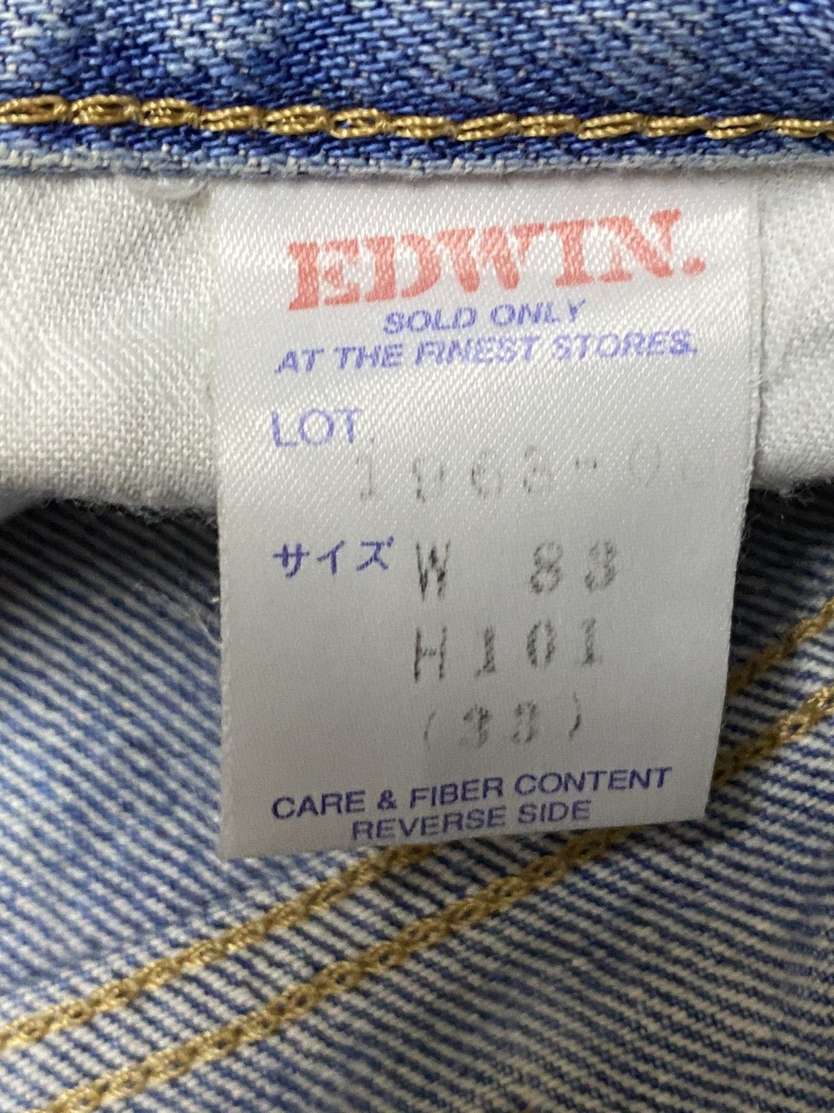 Edwin Vintage Edwin US Classic Blue Wash Distressed Jeans Size US 32 / EU 48 - 17 Thumbnail
