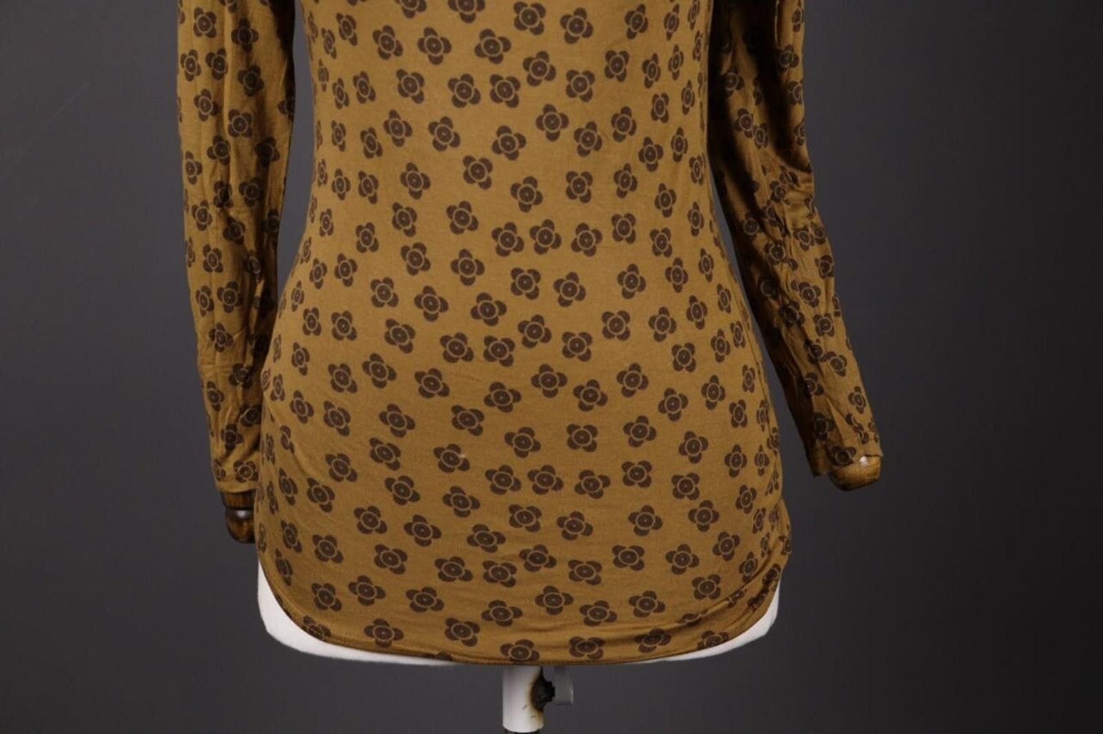 Designer Gudrun Sjoden Floral Long Sleeve Top Shirt Size S Size S / US 4 / IT 40 - 3 Thumbnail