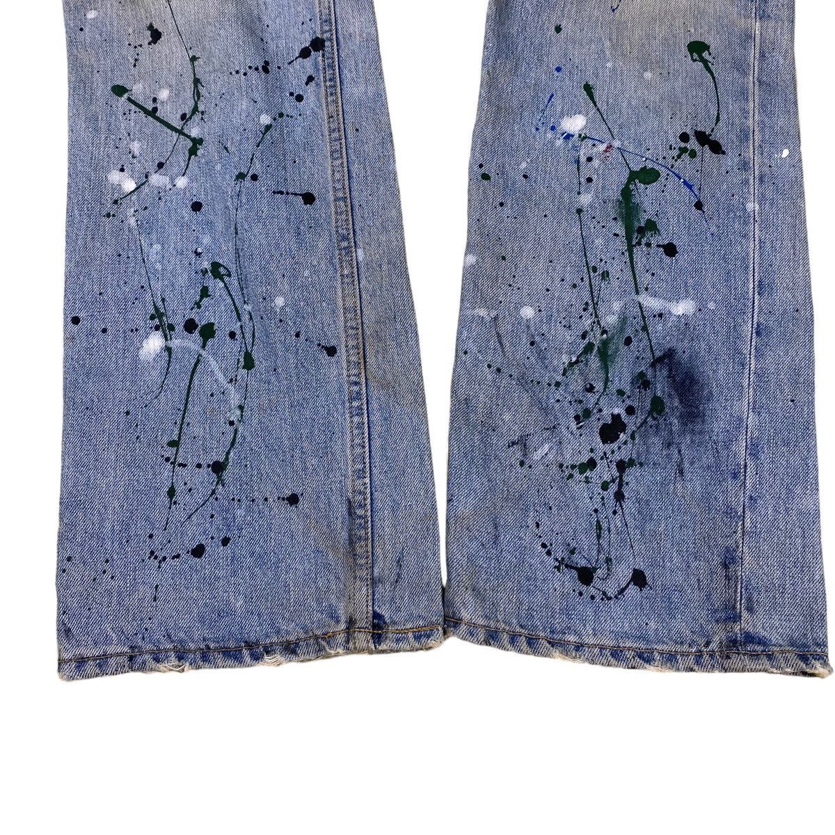 Number (N)ine × Takahiromiyashita The Soloist. SS06 Number Nine Painted D-Ring Crying Heart Pain Denim Size US 32 / EU 48 - 7 Thumbnail