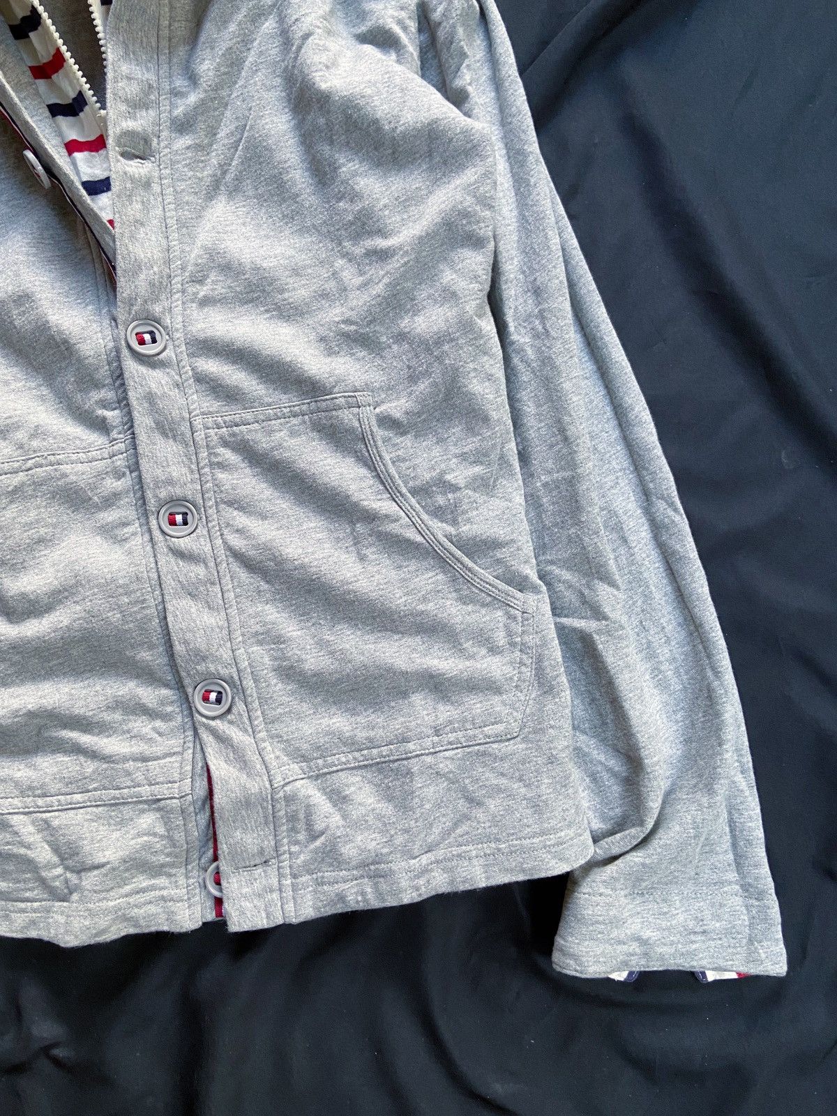 Isamu Katayama Backlash APACHE VINTAGE DOUBLE LAYER STRIPED CASUAL ZIP HOODIE Size US S / EU 44-46 / 1 - 11 Thumbnail