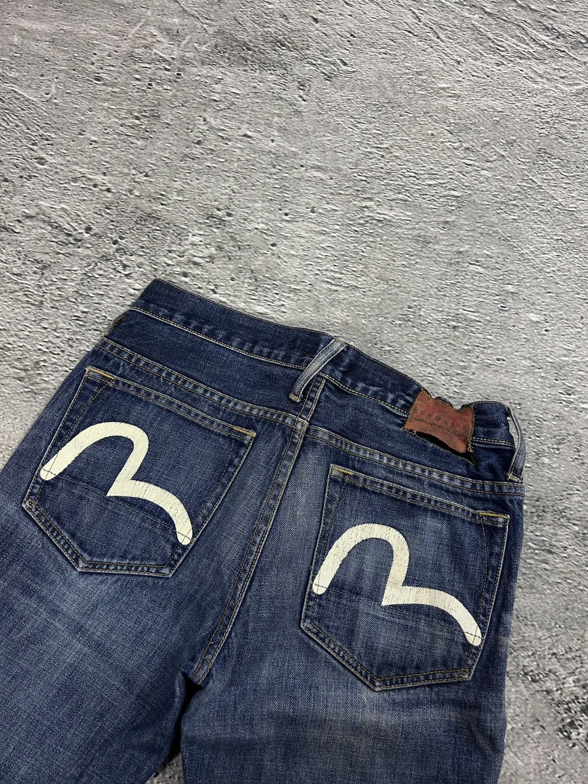 Evisu Evisu jeans blue vintage seagull logo white Size 30" / US 8 / IT 44 - 4 Thumbnail