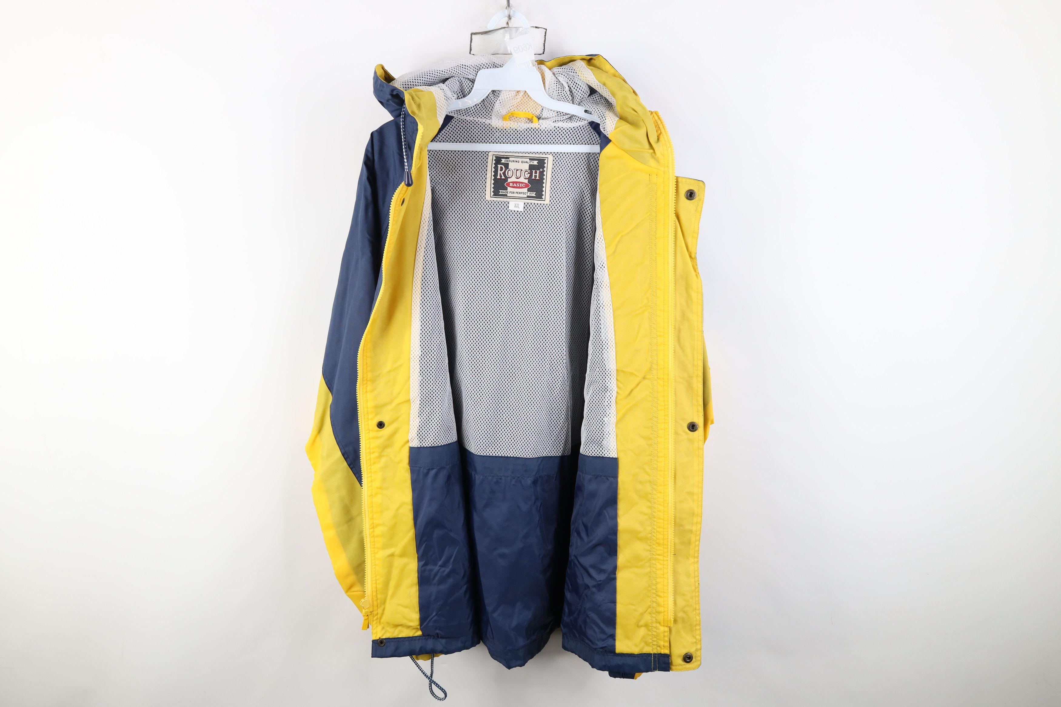 Vintage Vintage 90s Streetwear Athletics Hooded Windbreaker Jacket Size US XXL / EU 58 / 5 - 9 Thumbnail