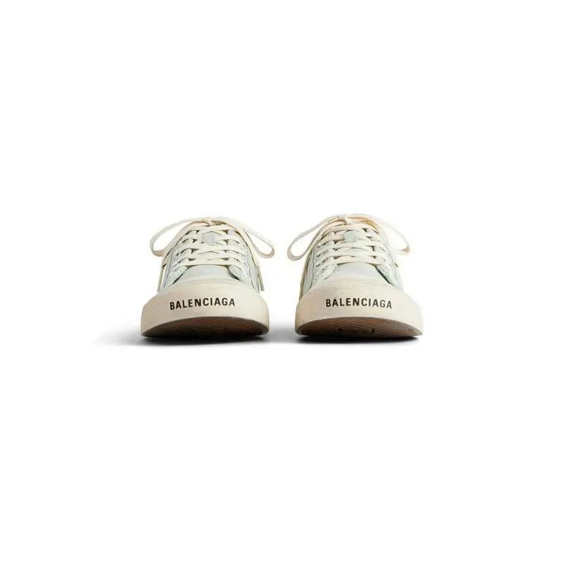 Balenciaga o1s1rm0725 Paris Mules in Light Blue/Beige Size US 10 / IT 40 - 4 Thumbnail