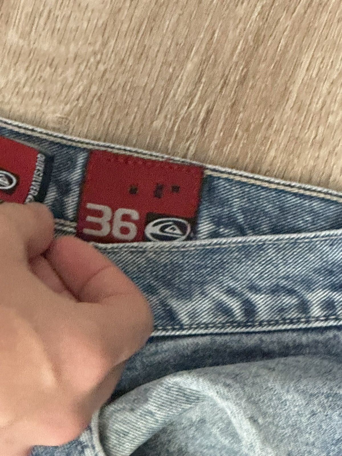 Quiksilver × Vintage Vintage Quiksilver surf jeans Size US 36 / EU 52 - 2 Thumbnail