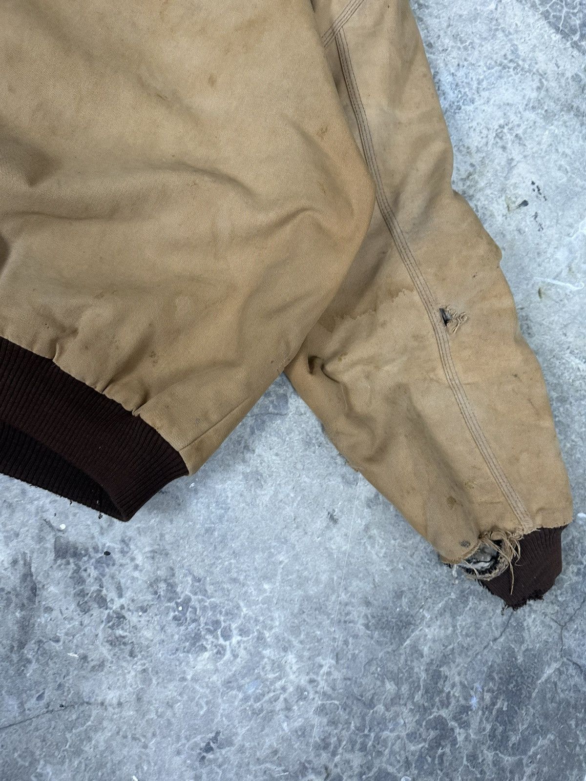 Designer × Vintage Vintage Carhartt Style Hooded Jacket Size US L / EU 52-54 / 3 - 8 Thumbnail