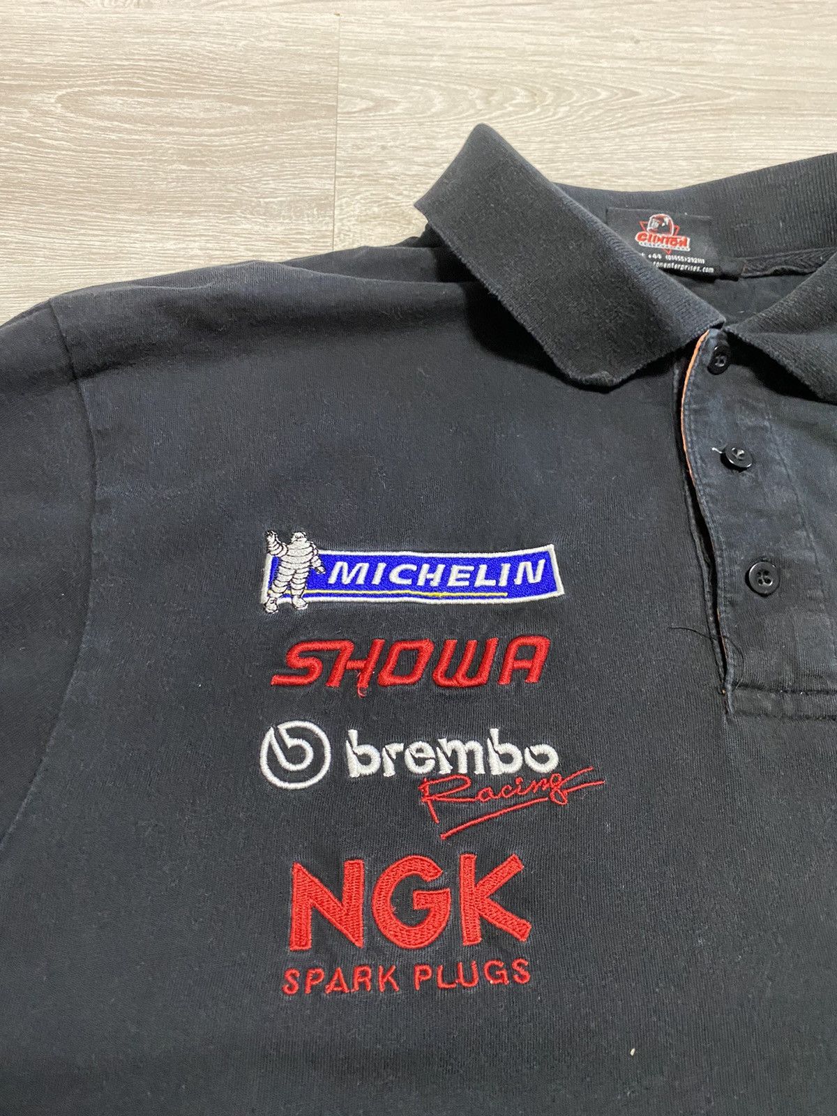Honda Vintage Polo Honda racing official Hitachi sz L Size US L / EU 52-54 / 3 - 2 Thumbnail