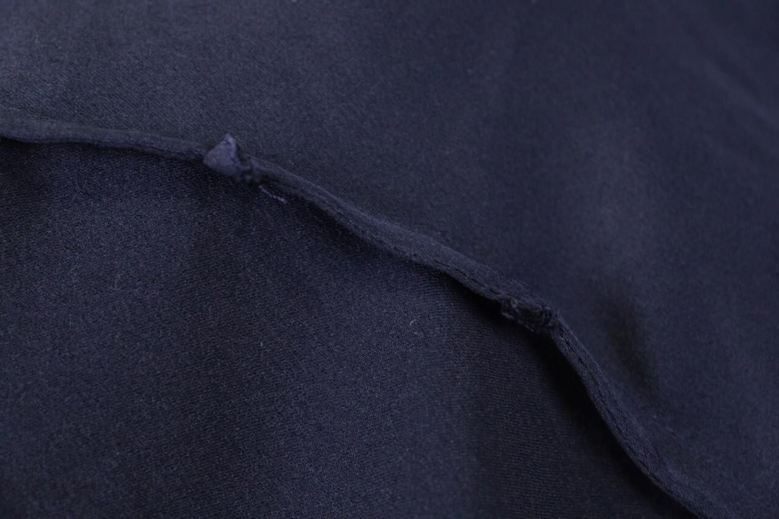 Other High Tech Navy Round Neck Regular Fit Pullover Blouse Top Size M / US 6-8 / IT 42-44 - 12 Thumbnail