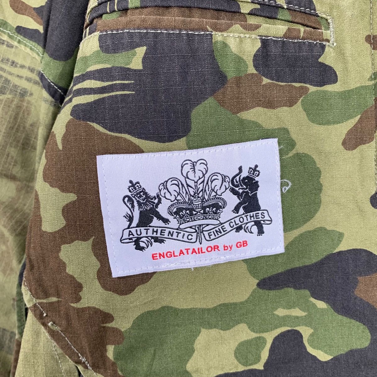 Vintage ENGLATAILOR Great Britain Camouflage Army Jacket Size US M / EU 48-50 / 2 - 5 Thumbnail