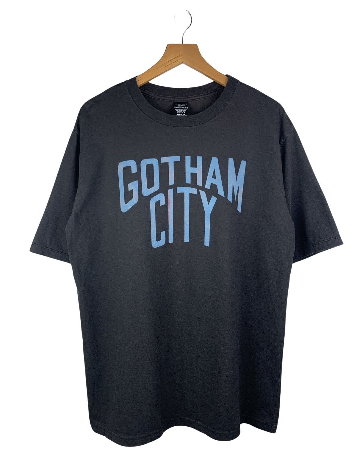 image of Number N Ine Number (N)Ine ‘Gotham City’ Tee Size 2 in Charcoal, Men's