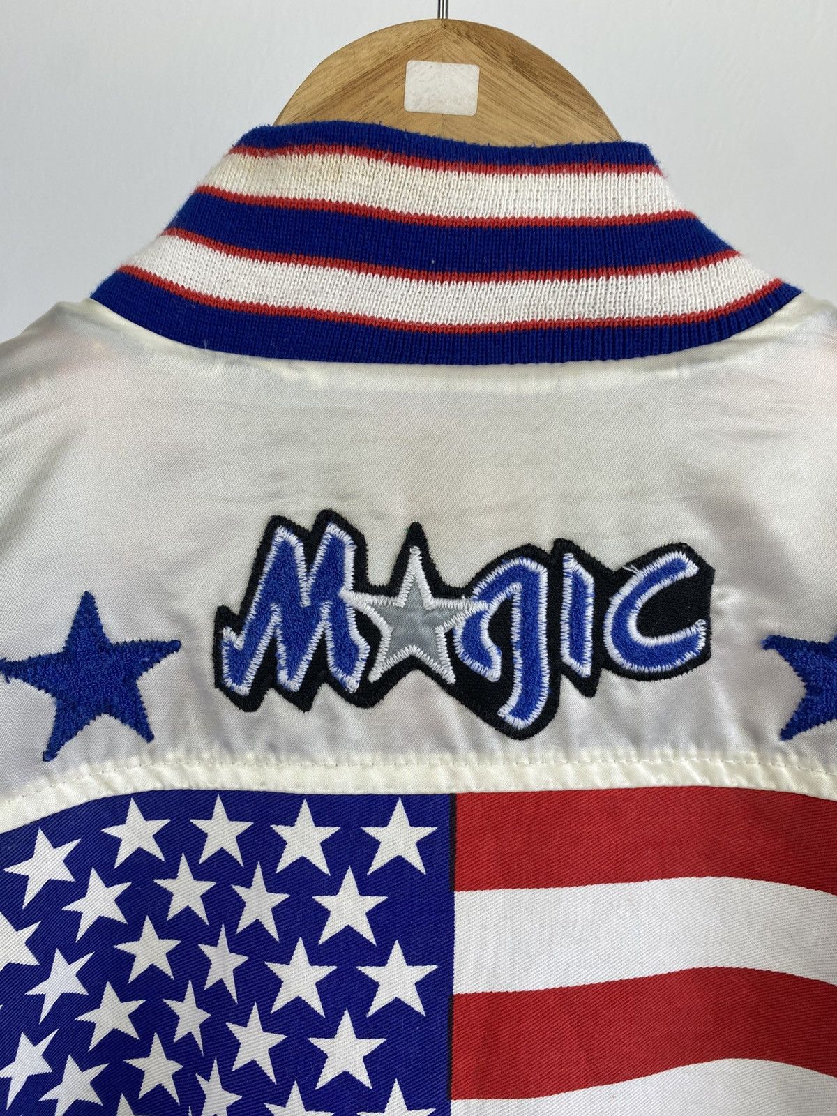 NBA 2000’s Old West Orlando Magic Satin Varsity Jacket Size US L / EU 52-54 / 3 - 8 Thumbnail