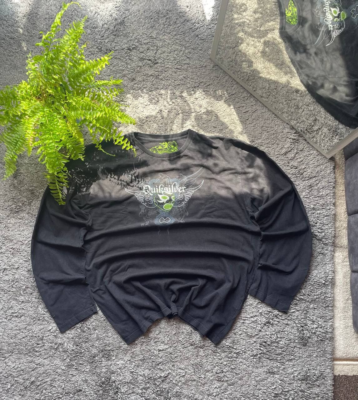 Quiksilver Long-sleeve Quicksilver Vintage Sk8 90s 00s Affliction Rare Size US XL / EU 56 / 4 - 2 Thumbnail