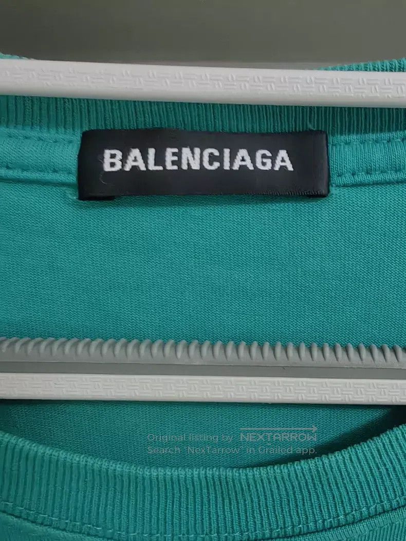 Balenciaga Balenciaga Green Short Sleeve T-Shirt, Size S Size US S / EU 44-46 / 1 - 1 Thumbnail