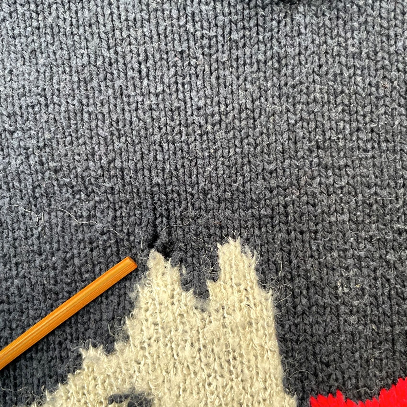 J. Jill J. Jill Scottish Terrier Sweater Womens Small Blue Crew Neck V-Neck Knit Pullover Size S / US 4 / IT 40 - 7 Thumbnail
