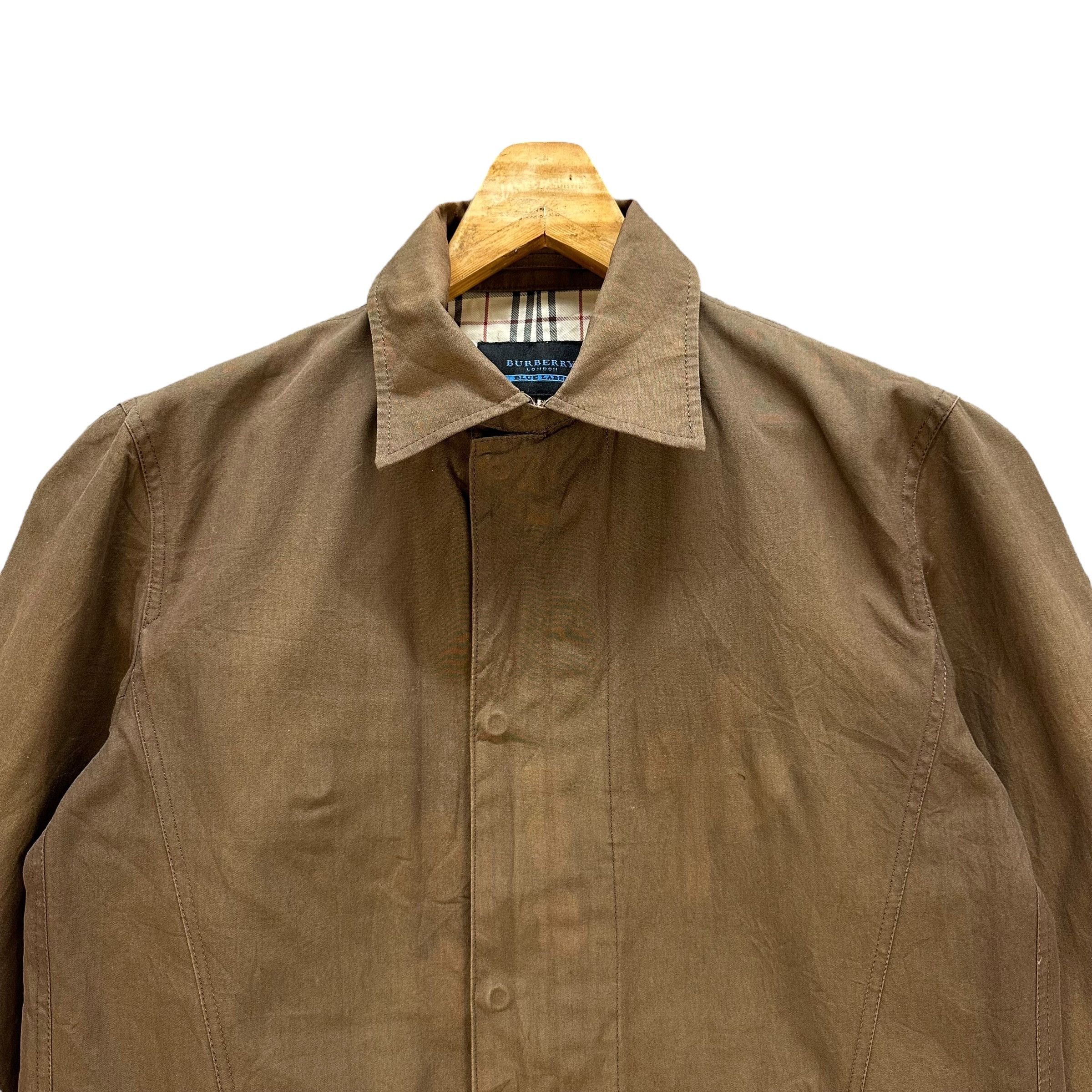 Burberry Burberry Blue Label Nova Check Brown Casual Jacket #A31-0695 Size US M / EU 48-50 / 2 - 2 Thumbnail