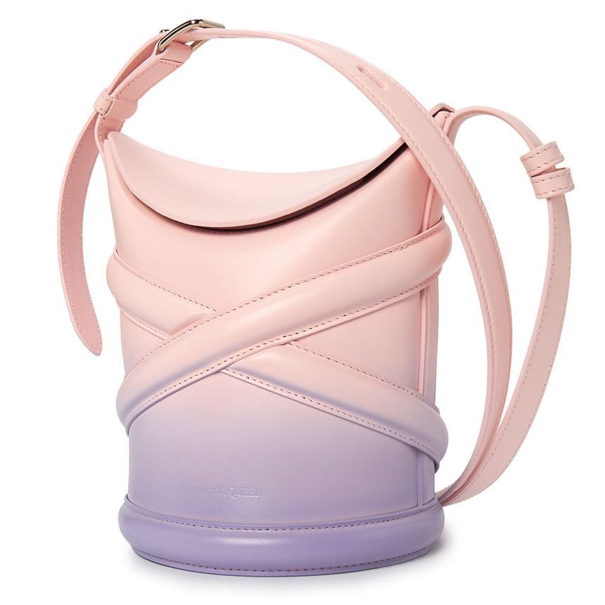 Alexander McQueen o1w1db10925 Size: OS/The Curve in Pink/Blue Size ONE SIZE - 2 Thumbnail