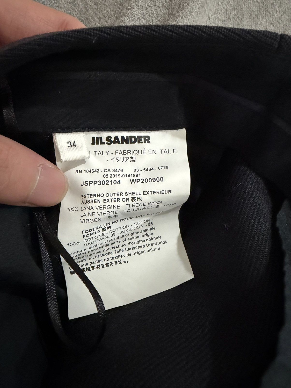 Jil Sander Jil Sander Virgin Wool palazzo Luigi Ankle Button Trouser Size US 30 / EU 46 - 4 Thumbnail