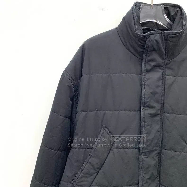 Balenciaga Balenciaga Black Logo Embroidered Collar Cotton Jacket Size US S / EU 44-46 / 1 - 3 Thumbnail