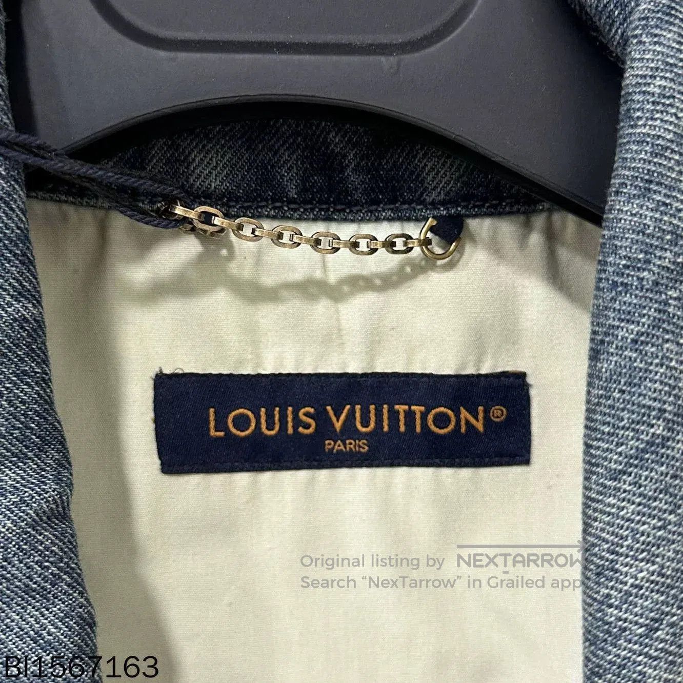 Louis Vuitton Louis Vuitton Embossed Denim Logging Jacket. Size US XL / EU 56 / 4 - 5 Thumbnail