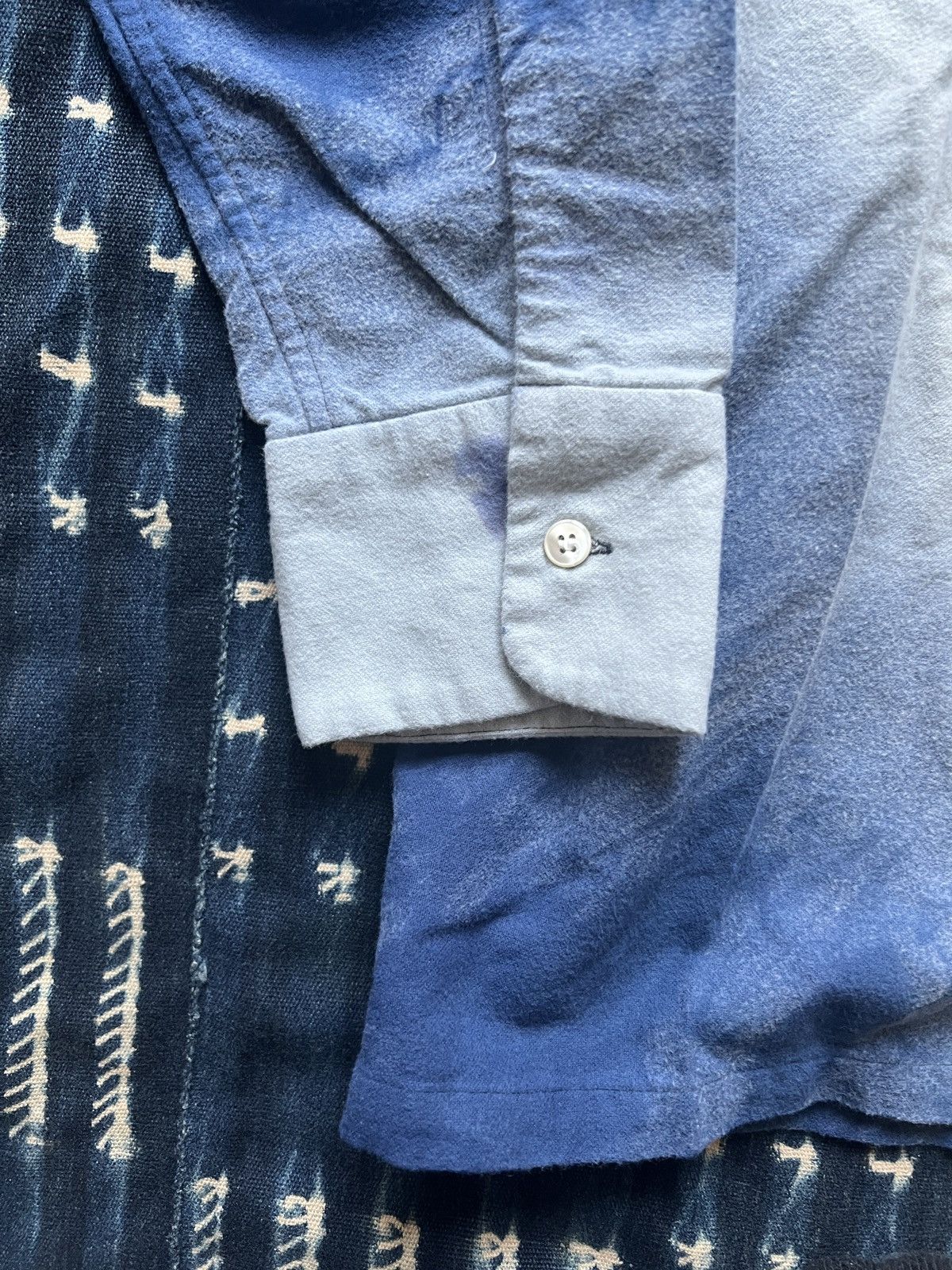 NOMA t.d Nomarhythm Textile Japan Hand Dye Shirt Size US L / EU 52-54 / 3 - 6 Thumbnail