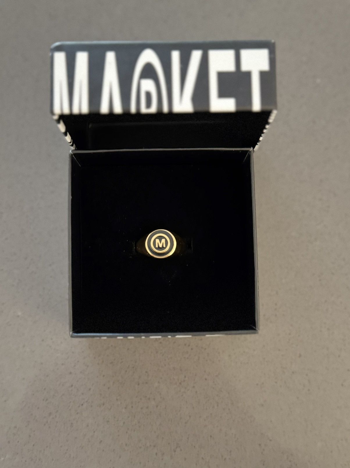 Market Market M onyx ring Size ONE SIZE - 1 Thumbnail