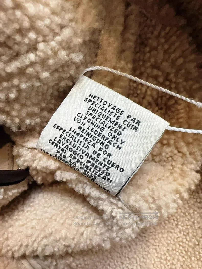 Hermes Hermes Beige and Light Brown Fur and Leather Jacket Size XS / US 0-2 / IT 36-38 - 8 Thumbnail