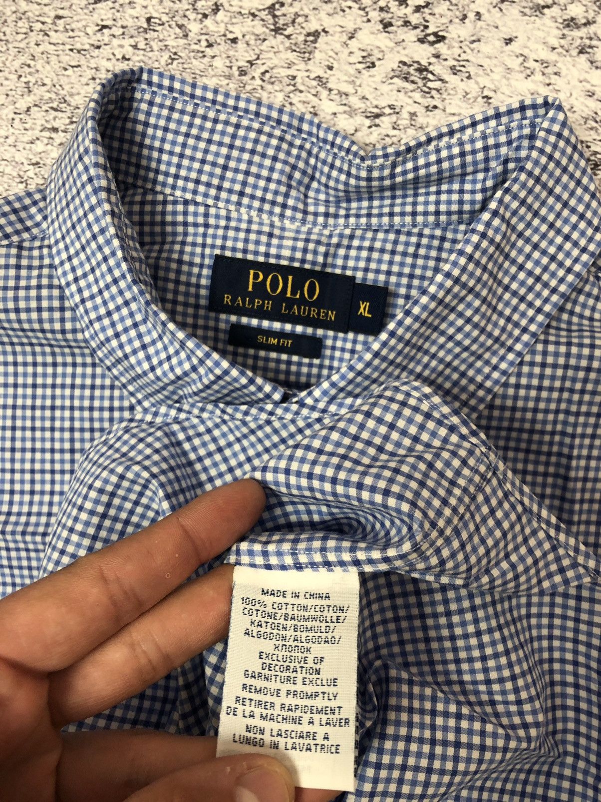 Polo Ralph Lauren Polo Ralph lauren USA shirt y2k drill men’s size axle Size US XL / EU 56 / 4 - 3 Thumbnail