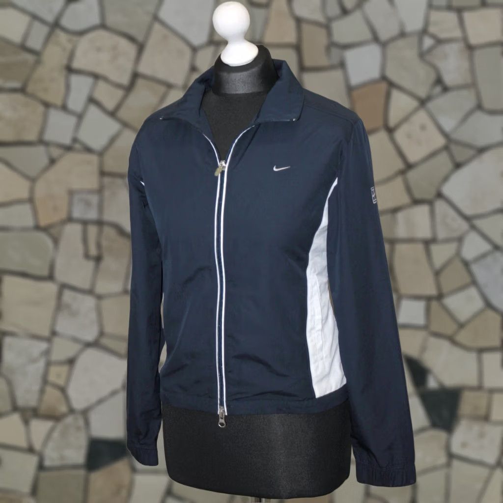 Nike VINTAGE Nike Court tennis jacketwomens XS 00's style Blue Size XS / US 0-2 / IT 36-38 - 1 Thumbnail