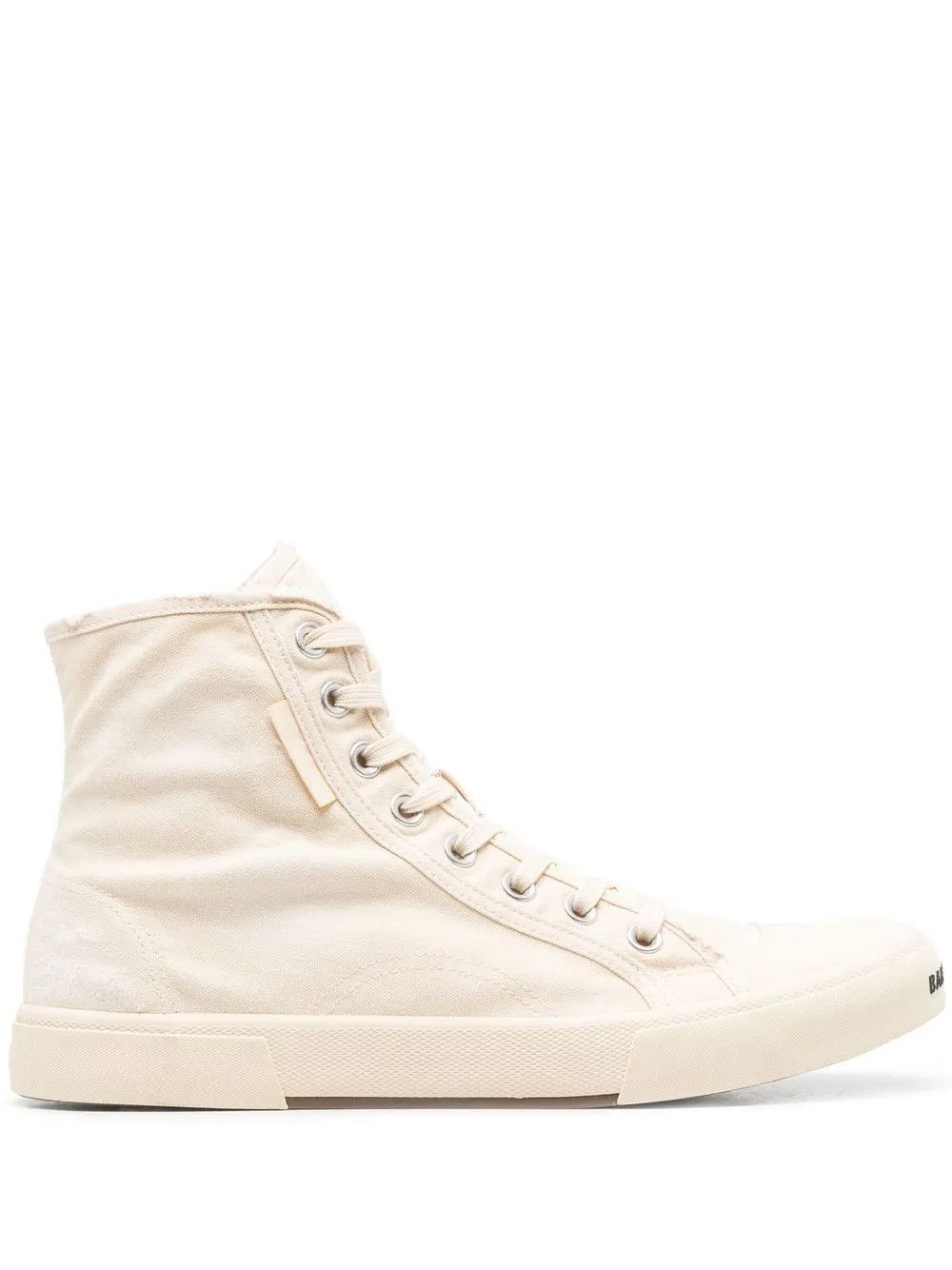 Paris High Top Beige Sneakers Men's