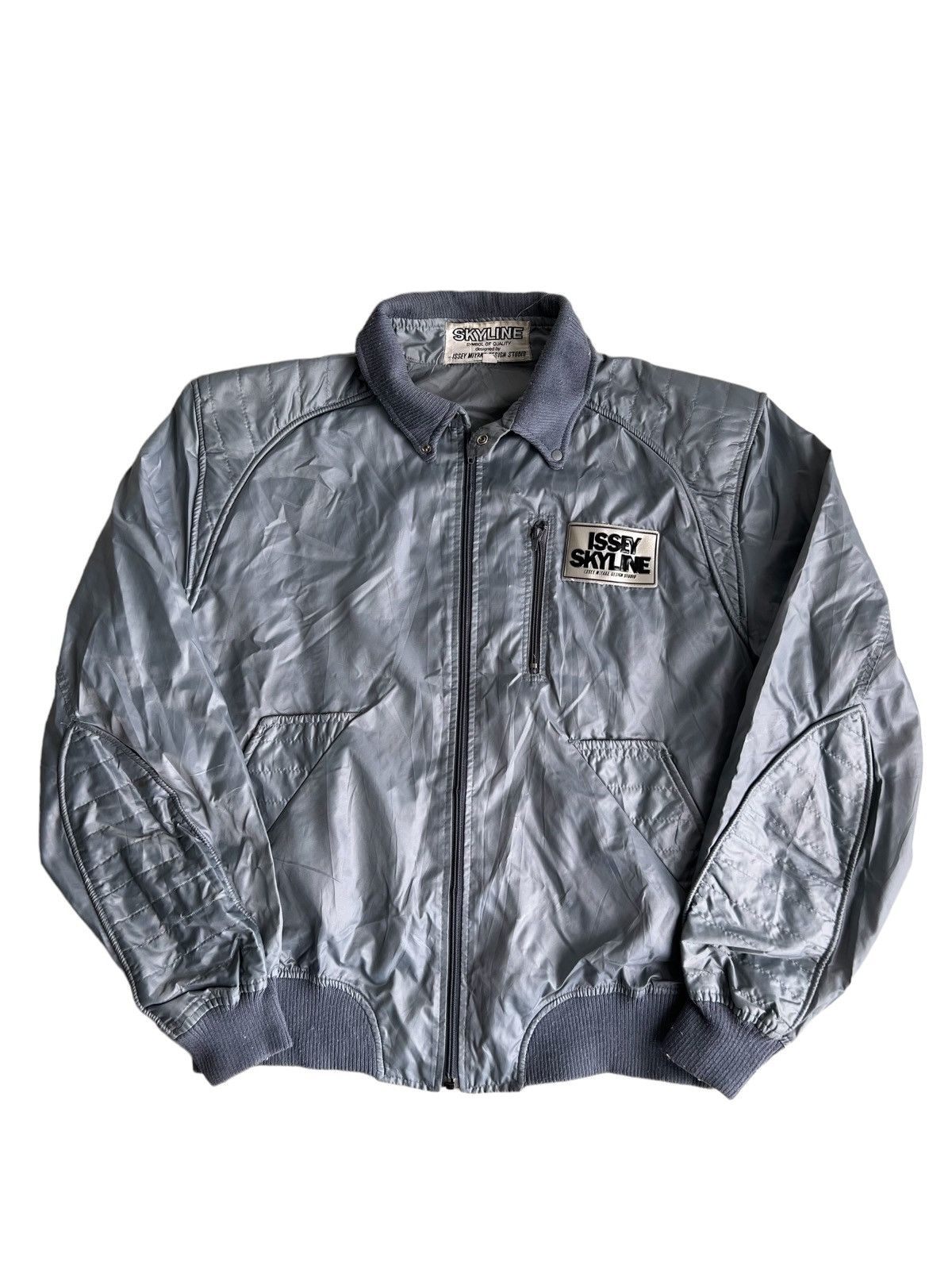 Issey Miyake SUPER RARE🔥1982 Issey Miyake Skyline NY Bomber Jacket Size US M / EU 48-50 / 2 - 7 Thumbnail