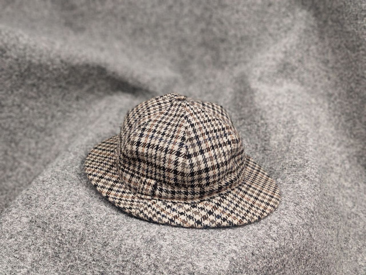 Barbour Vintage 70's Barbour Wool Tweed Sherlock Holmes trilby hat Size ONE SIZE - 6 Thumbnail
