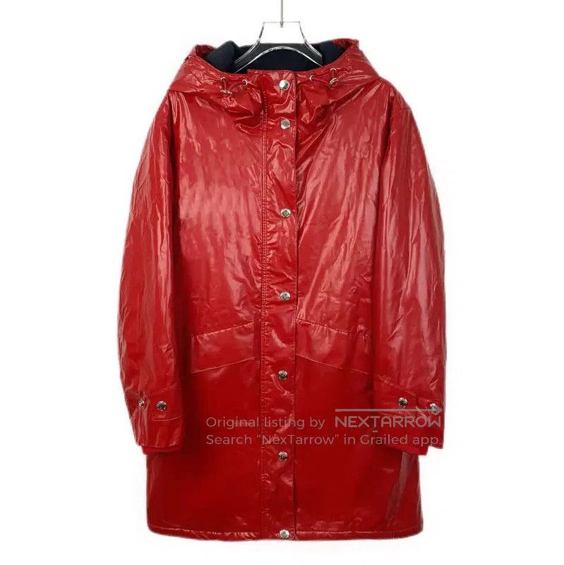 Burberry Burberry Red Women's Cotton Hooded Jacket. Size XS / US 0-2 / IT 36-38 - 1 Thumbnail