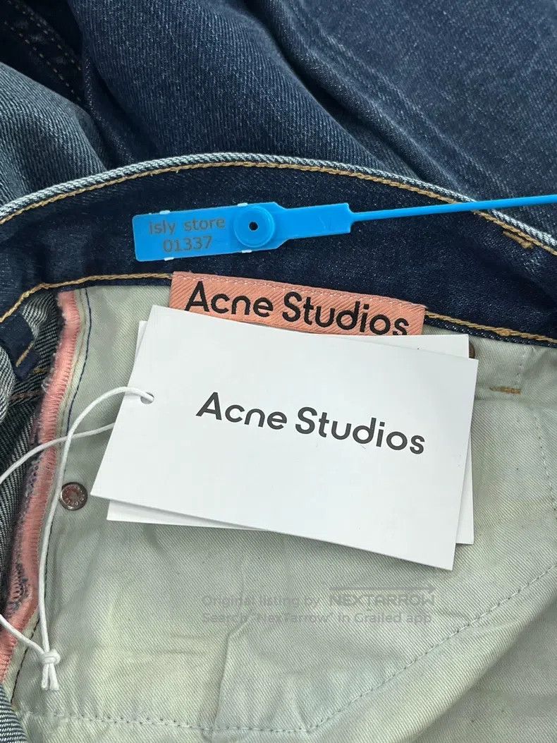Acne Studios Acne Studios Slightly Flared Water Ripple Mid-Rise Wide-Le Size US 34 / EU 50 - 5 Thumbnail