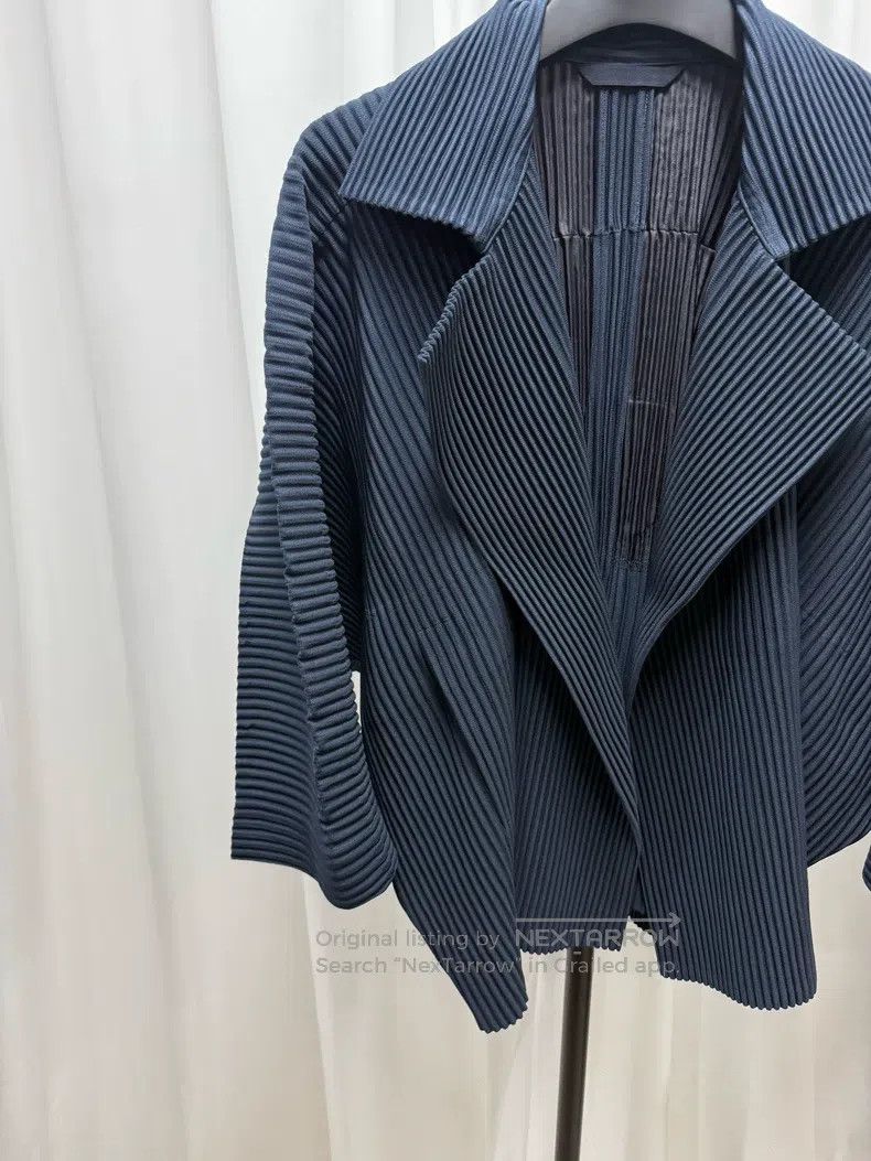 Issey Miyake Issey Miyake Ruffled Loose Fit Unbuttoned Jacket Size S / US 4 / IT 40 - 3 Thumbnail