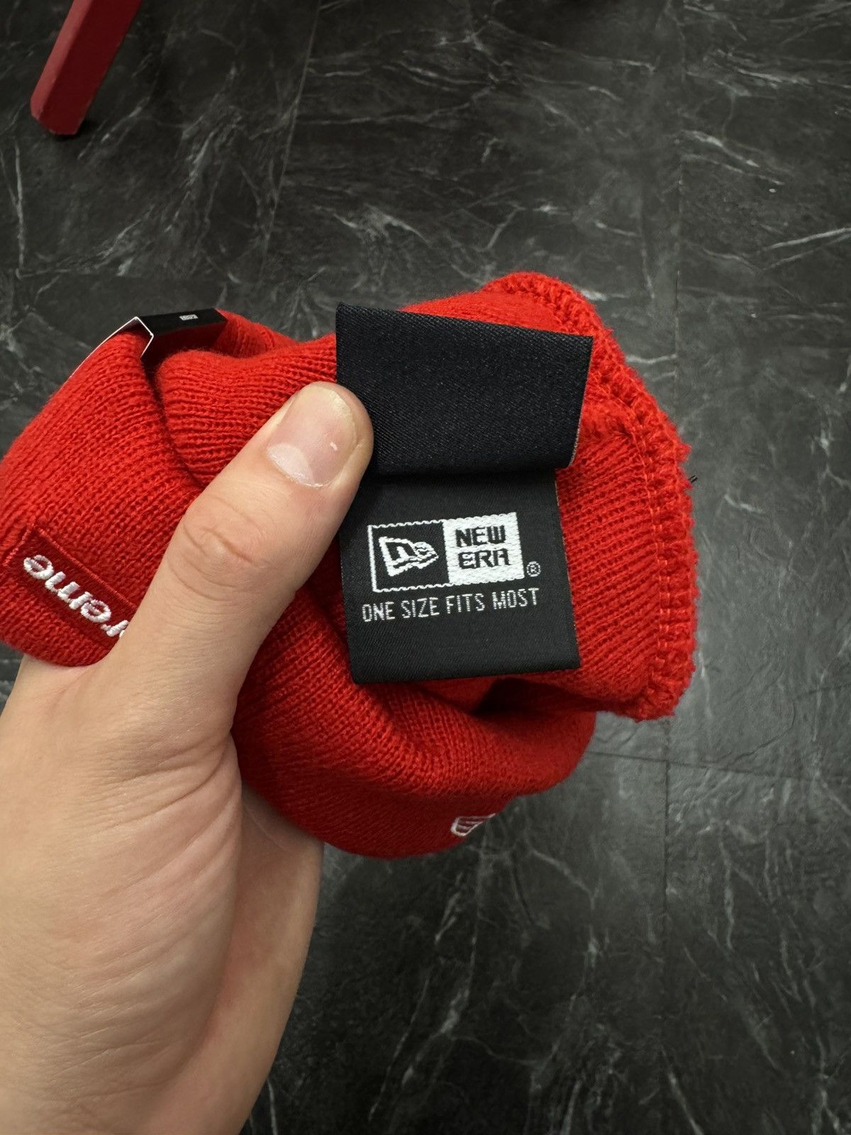 Supreme Supreme Red Beanie Size ONE SIZE - 5 Thumbnail