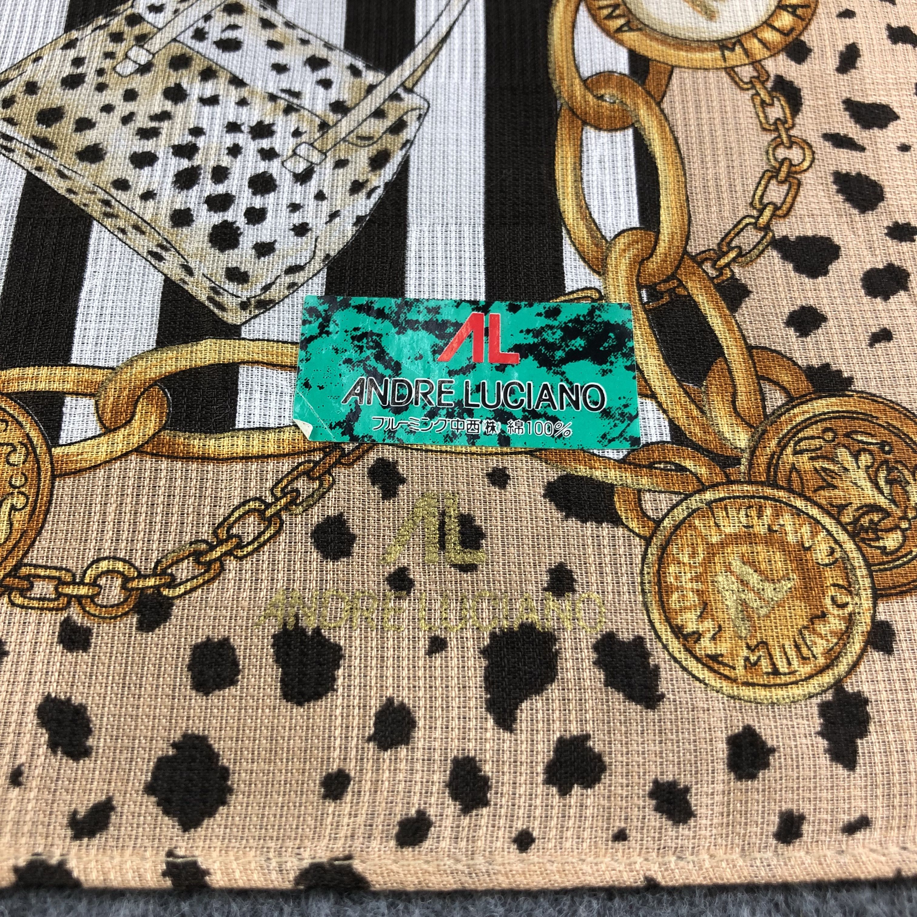 Andreluciano × Vintage Andre Luciano Handkerchief Neckerchief Bandana H2230 Size ONE SIZE - 4 Thumbnail