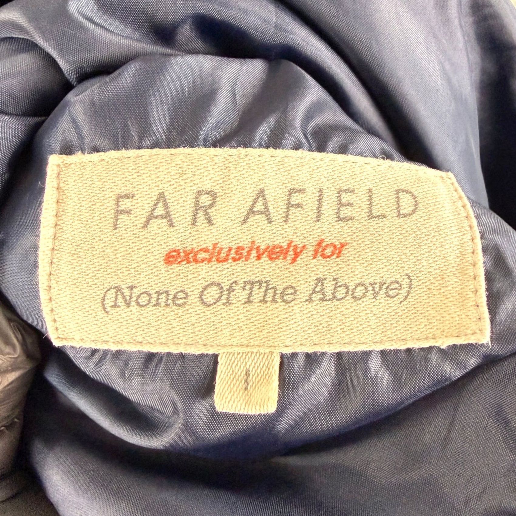 Far Afield Far Afield Vest Mens Small Navy Blue Shawl Collar Button Front Pocket Utility Vest Size US S / EU 44-46 / 1 - 7 Thumbnail