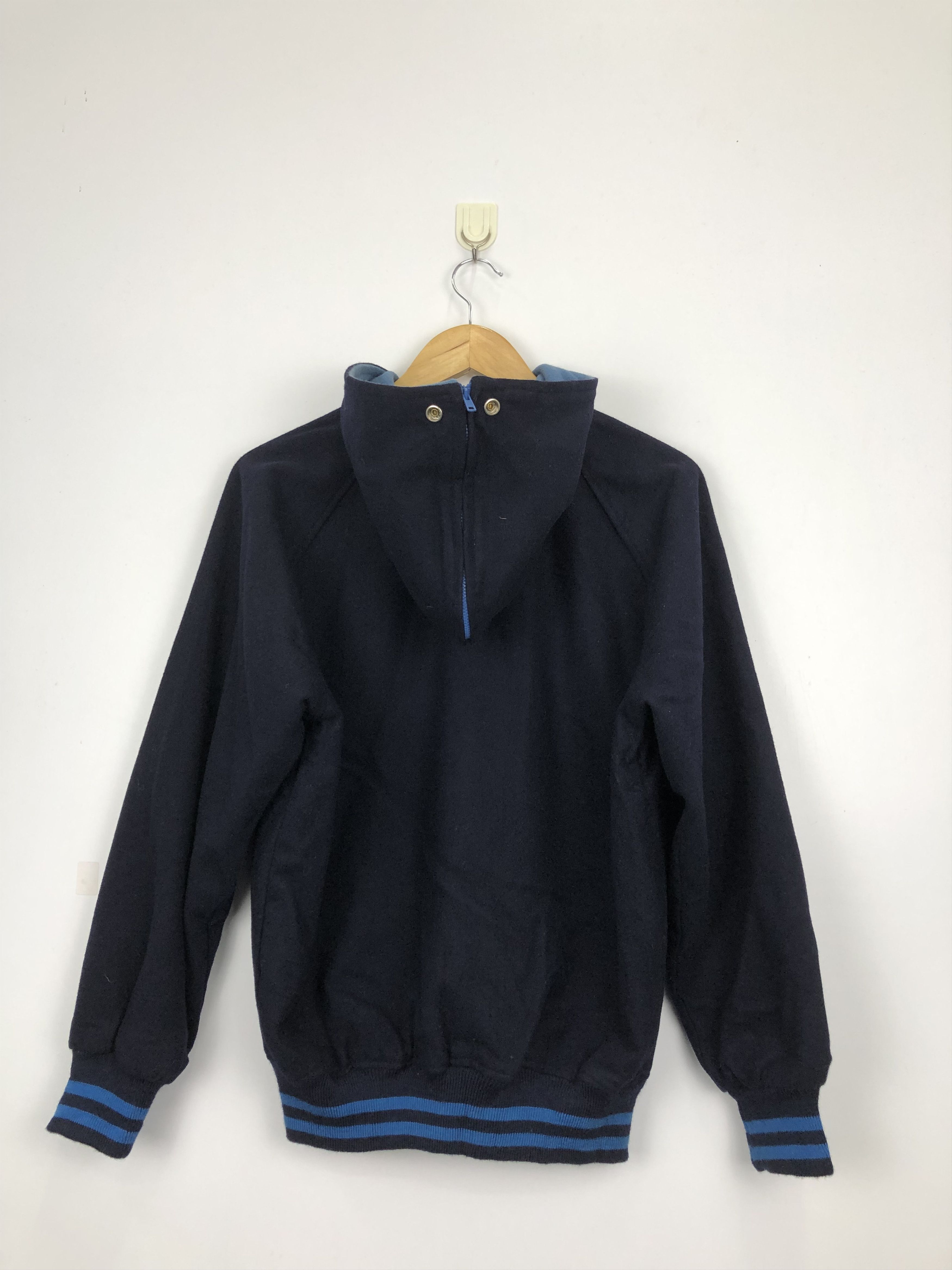 Japanese Brand Vintage 80s Kurihama Hoodie Wool Varsity Jacket Hoodie V0355 Size US M / EU 48-50 / 2 - 3 Thumbnail