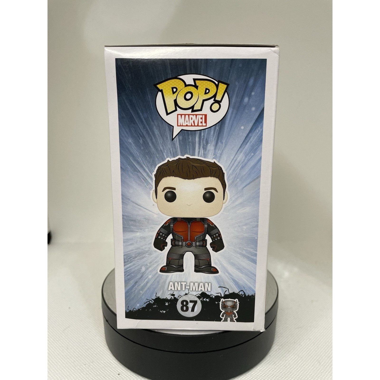 Marvel Comics Funko Pop! Ant-Man (Unmasked) #85 - With Small Ant-Man Size ONE SIZE - 7 Thumbnail