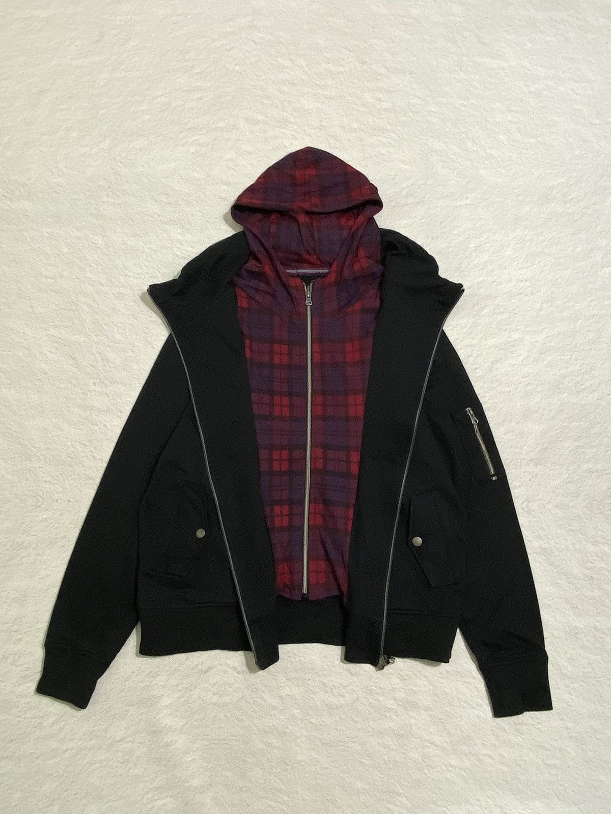 If Six Was Nine × Japanese Brand × Le Grande Bleu (L.G.B.) RARE ❤️‍🔥 Beaumere double layer bono zipper hoodie GOA style Size US L / EU 52-54 / 3 - 2 Thumbnail